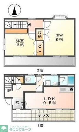 パールハイムの物件間取画像